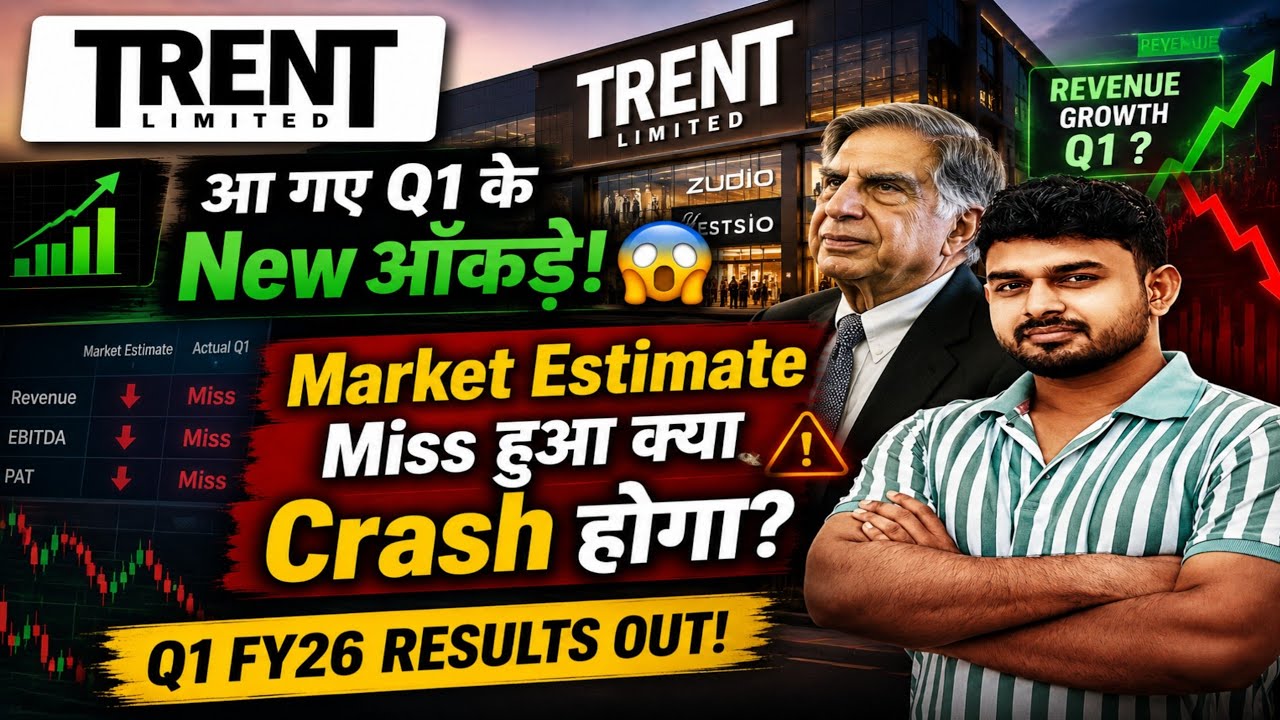 Trent Share Latest News 🔴 Trent Ltd Q1 Results Out | Trent Q1 Business Update | Market Estimates