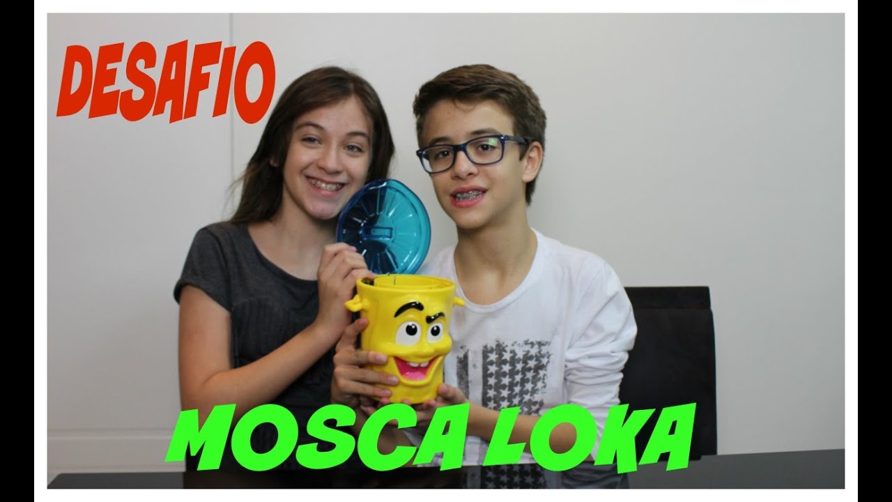 Desafio Mosca Loka com Carol Santina e Rick Santina