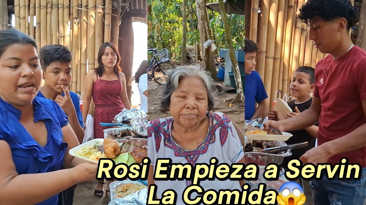 Rosi Le Sirve Gran Plato de Comida😱Para Doña Natalia🥹Ever ayuda a Rosita a Servir los invitados