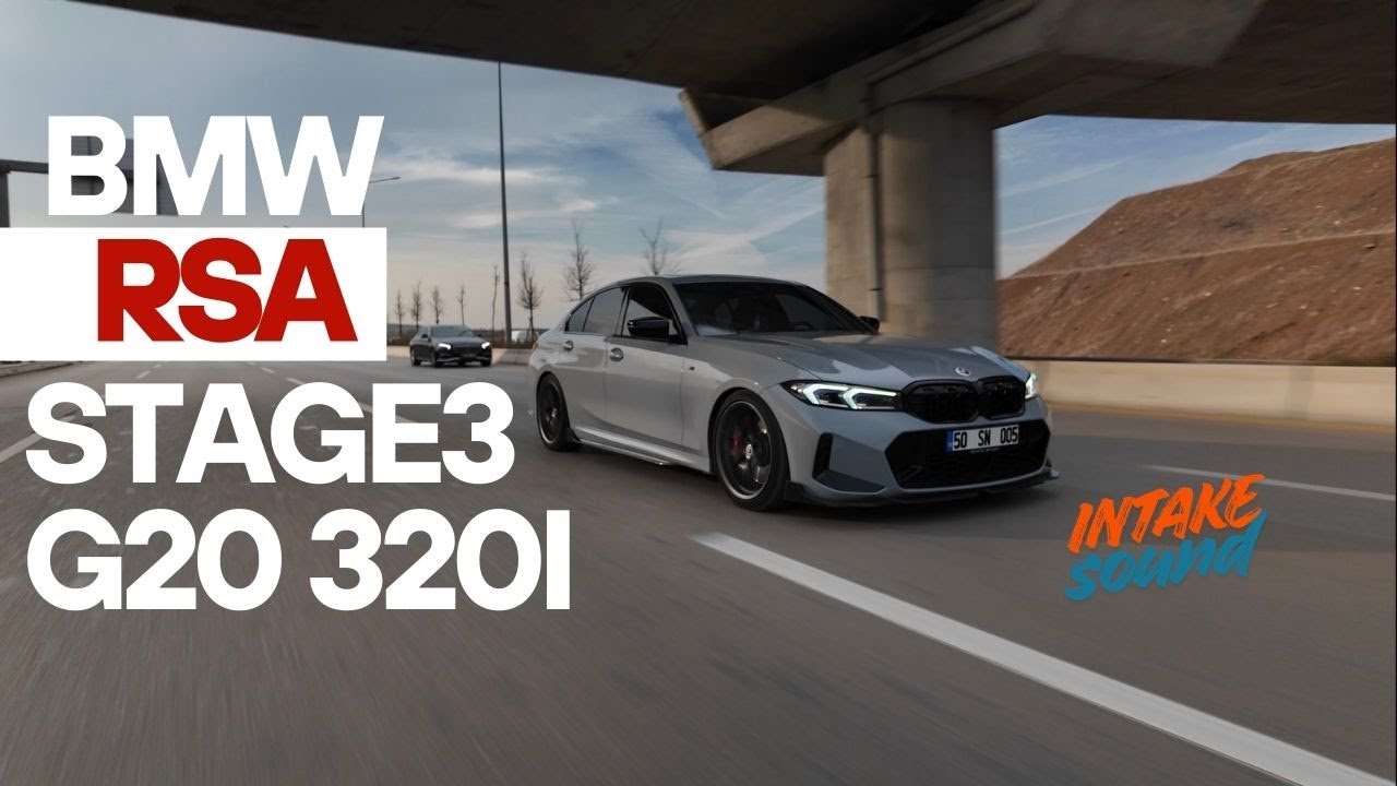 RSA BMW G20 320i Stage3 Big Turbo Şehir Turu | Intake Sound | Emiş Sesi | Ipos & R2P500 Turbo