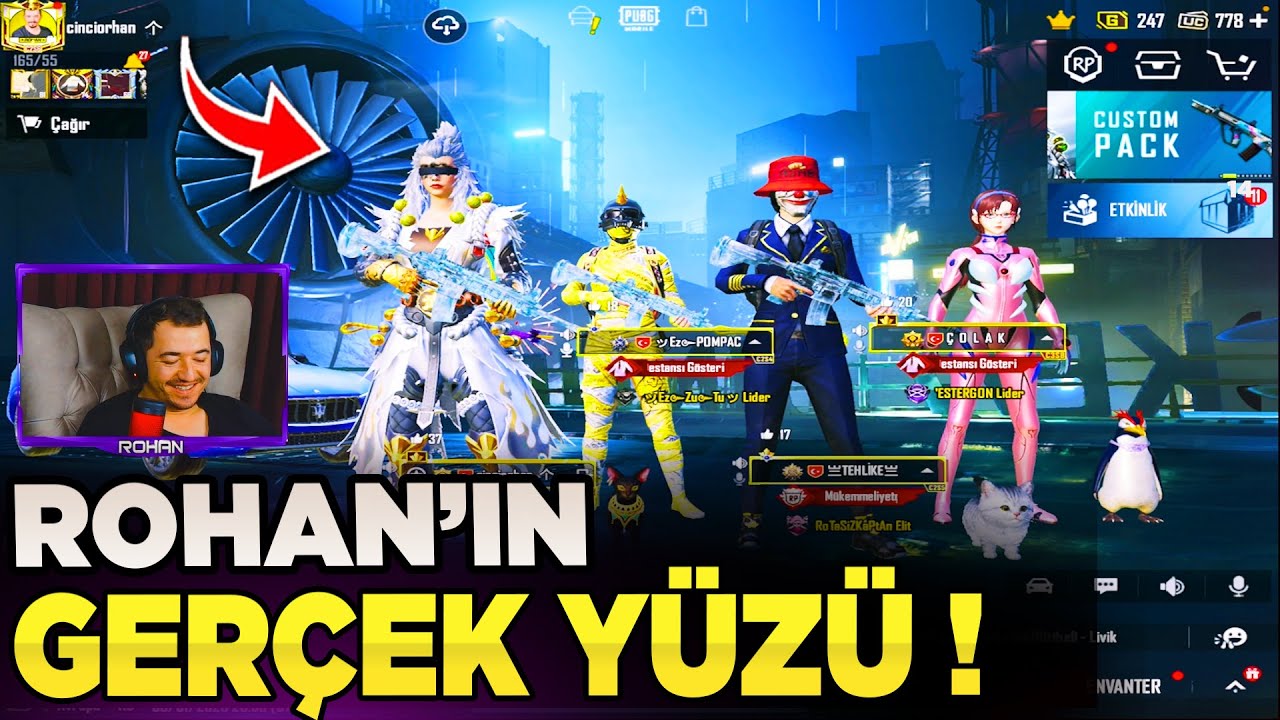 ROHAN'IN GERÇEK YÜZÜ 😏 BANA DESTEK VEREN TAKİPÇİLERİME KIŞKIRTMA YAPTIM - PUBG MOBİLE TROLL