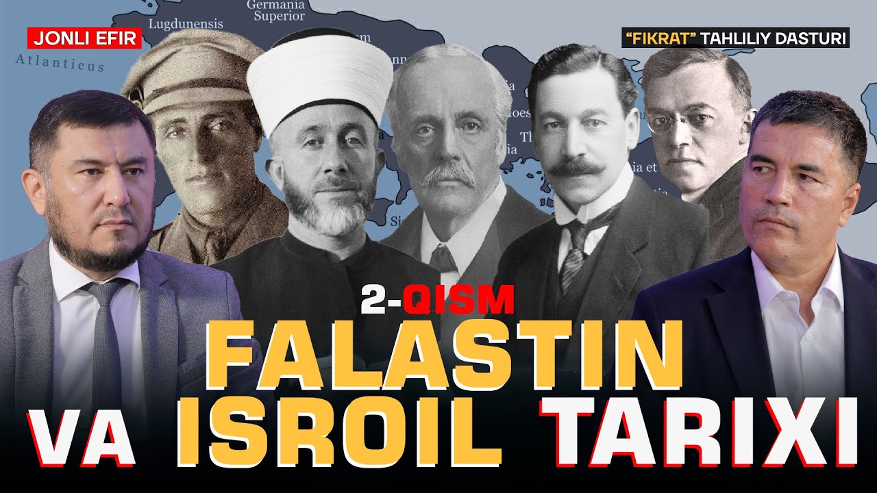 🔴 Falastin va Isroil tarixi. 2-qism. Jahon urushlari #fikratuz