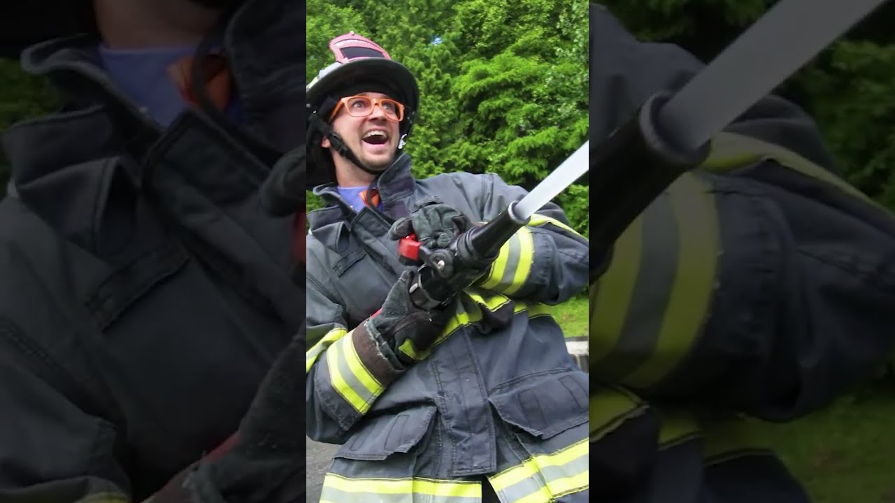 Blippi Helps Put Out a FIRE! #Shorts