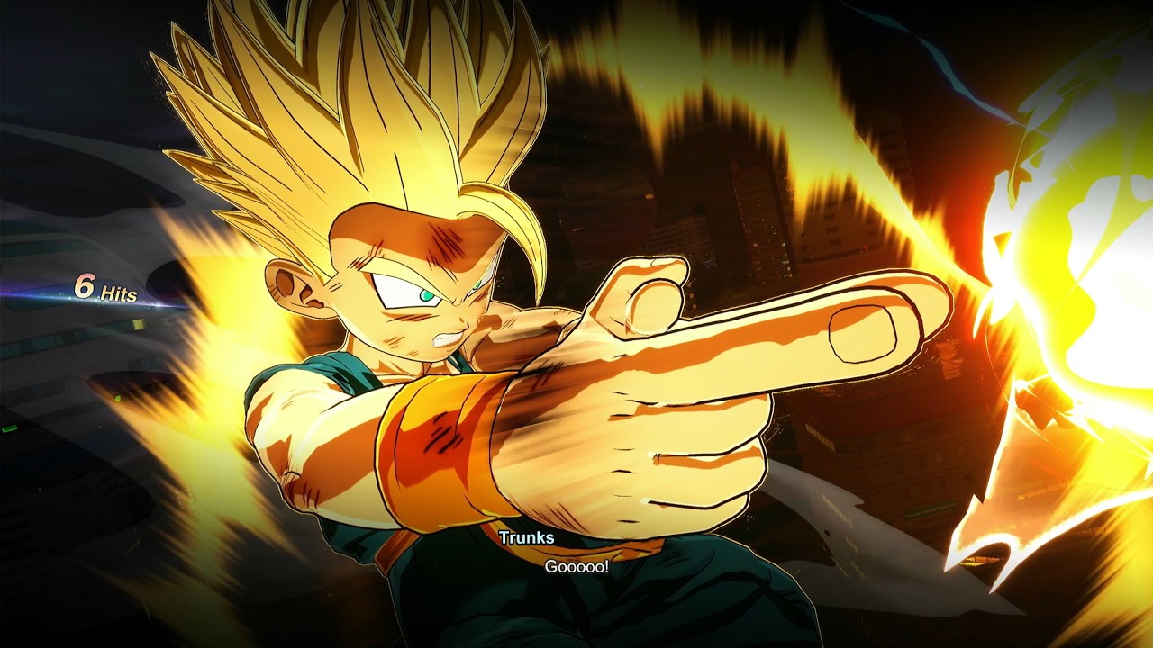 Winning in Sparking Zero With Kid Trunks