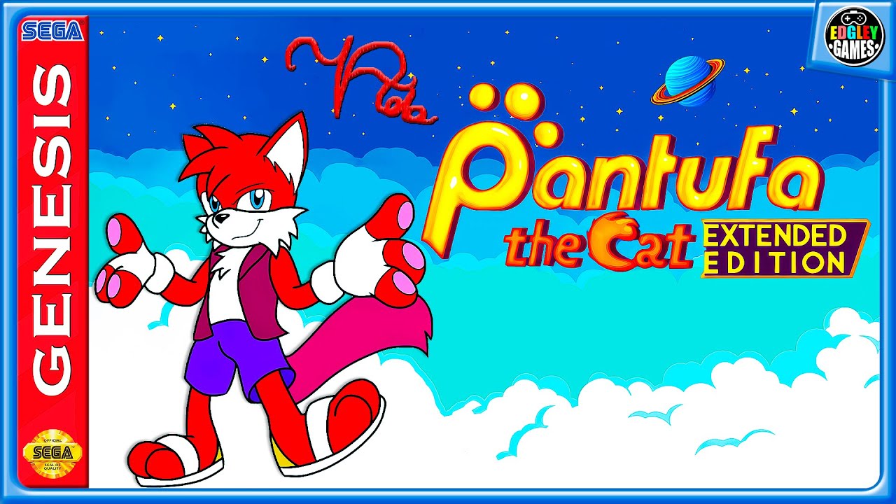 Pantufa the Cat : Extended Edition - Hack of Sonic the Hedgehog (Sega Genesis) 🎮 Let's Play!