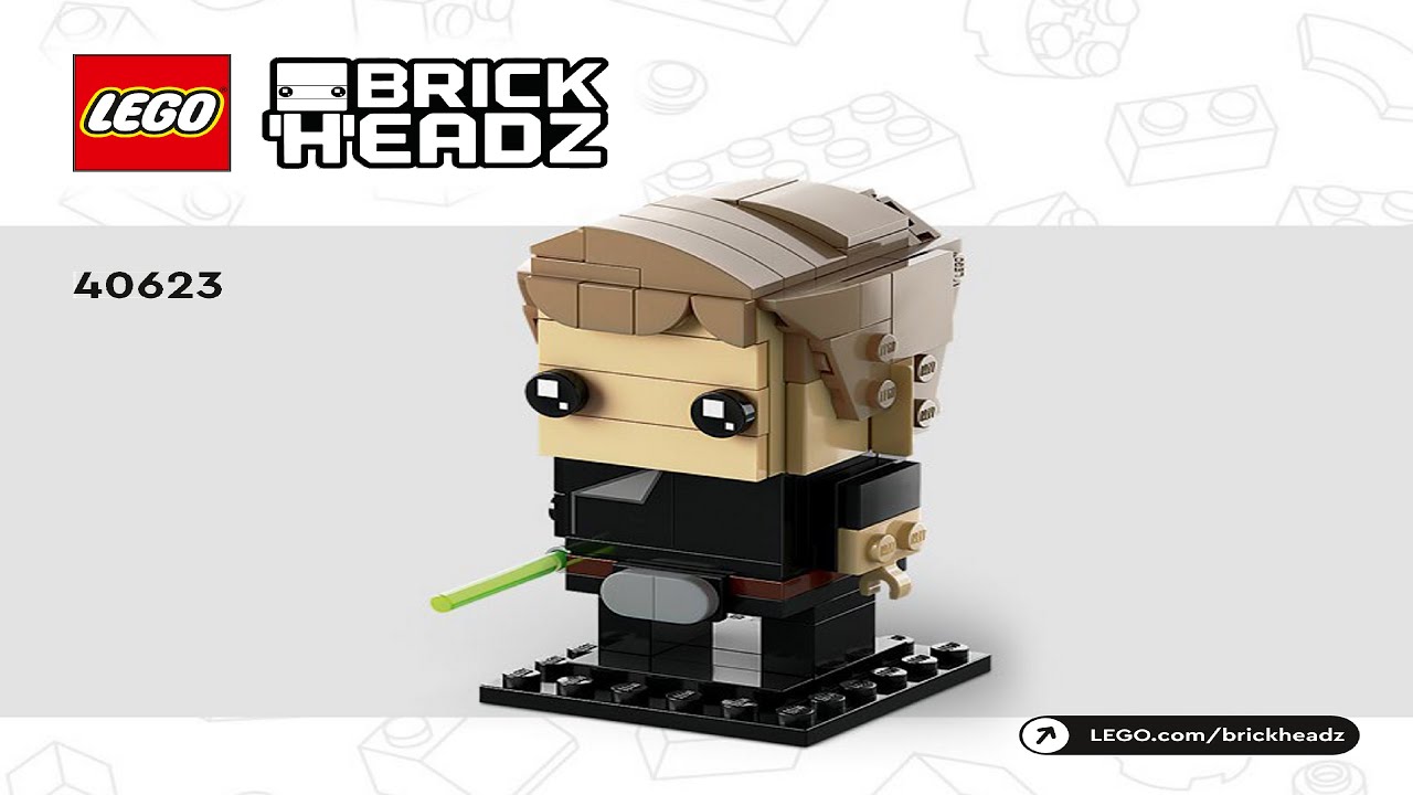 LEGO instructions - BrickHeadz - 40623 - Battle of Endor Heroes (Luke Skywalker)