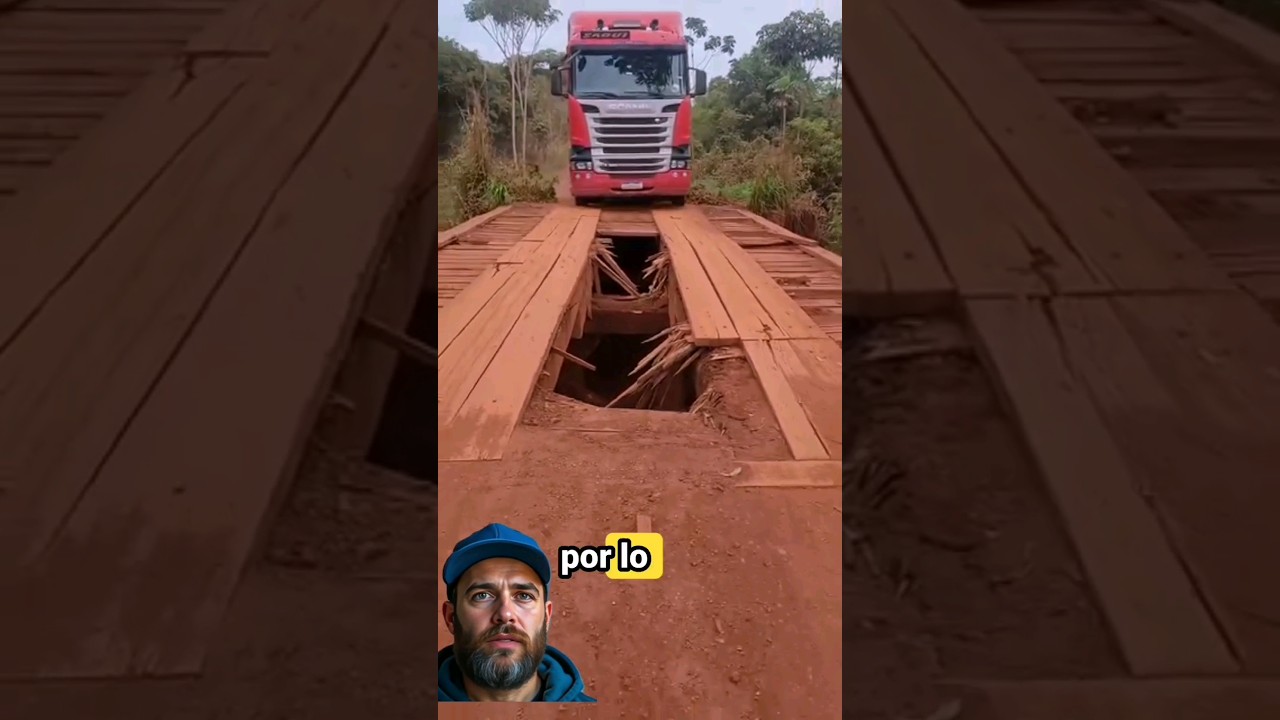El riesgo de un camionero #trucks #trailers #camioneros #camiones #camion