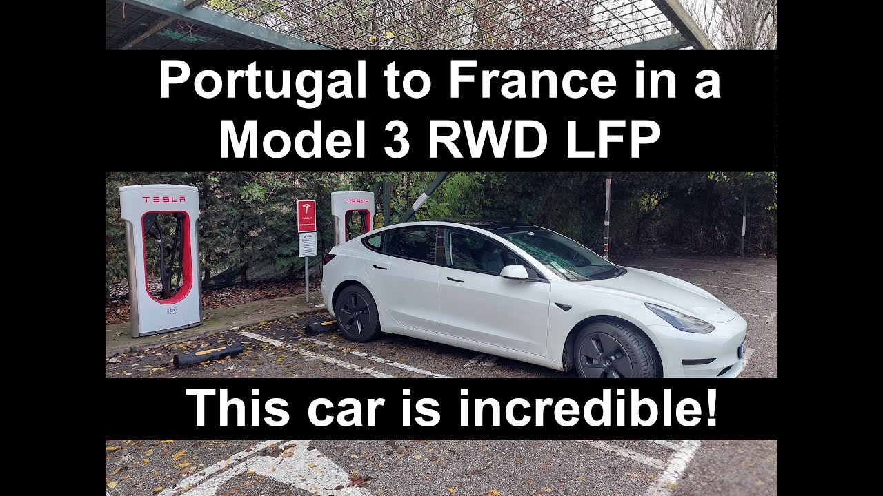 Из Португалии во Францию ​​на Tesla Model 3
