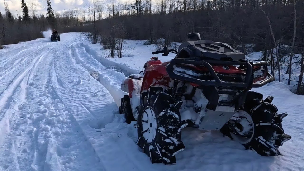 We found some deep snow