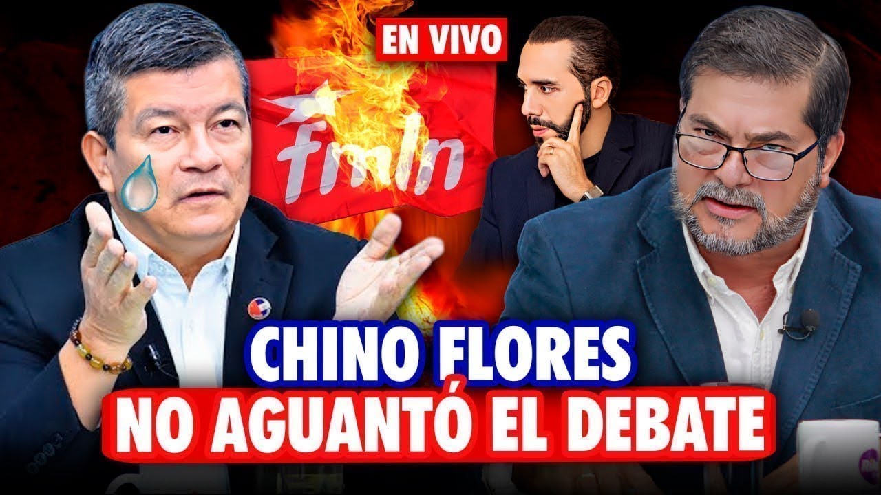 Chino Flores no acepta la muerte del FMLN ❌ Partidos políticos van a desaparecer por CORRUPTOS
