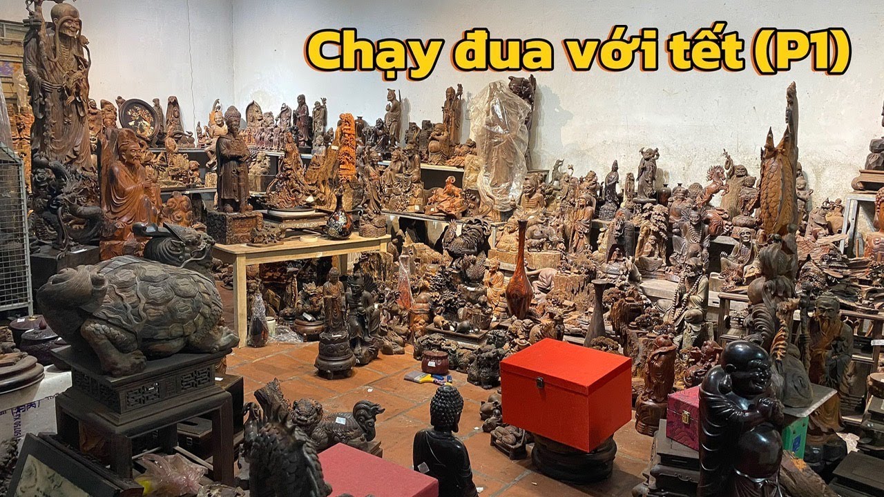 Chiều 18/12/24 âm lịch, chạy đua với tết// Tượng gỗ trắc Thu Hiền 0396205625