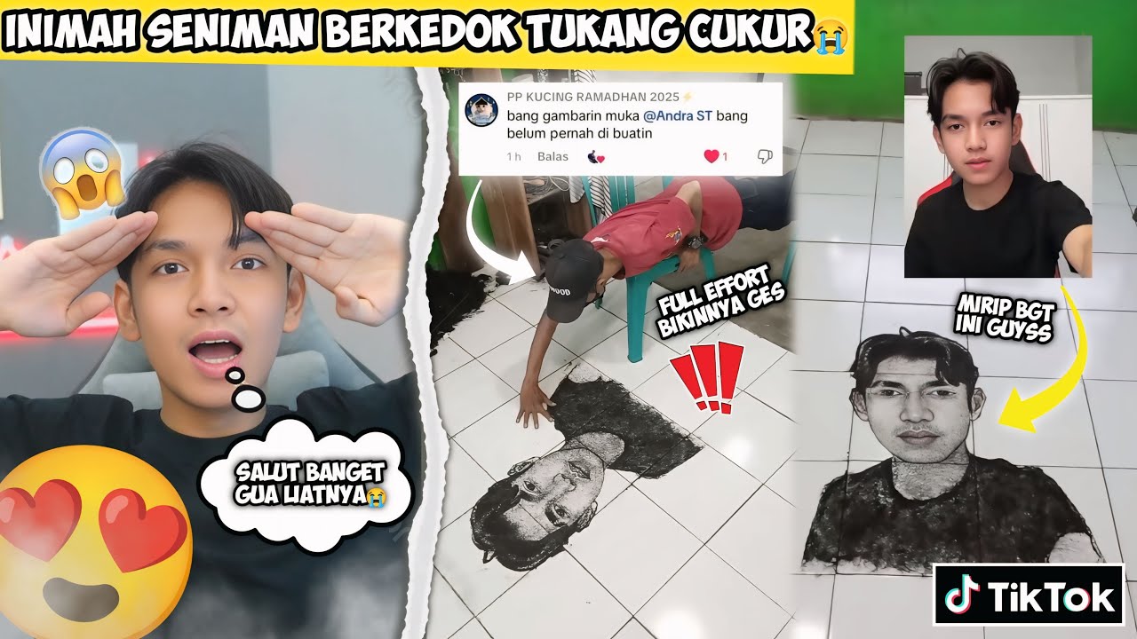 INIMAH THE REAL SENIMAN BERKEDOK TUKANG CUKUR COK😱
