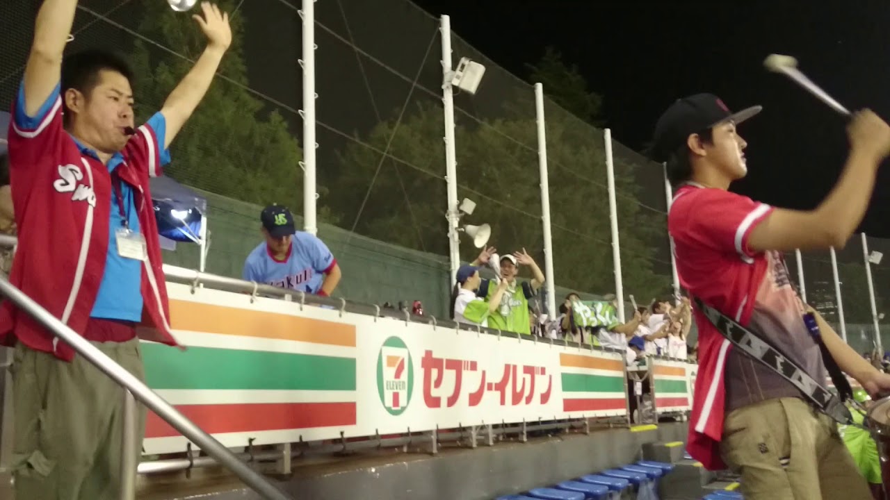 ヤクルト 錨を上げて→ルパン→投手応援歌→チャンテ3→東京音頭