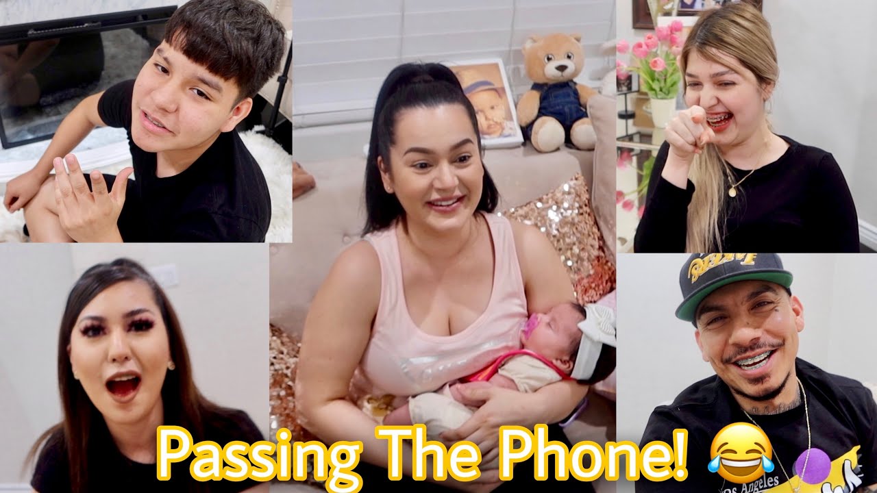 PASSING THE PHONE TIKTOK CHALLENGE!!! 🤣🤣🤣