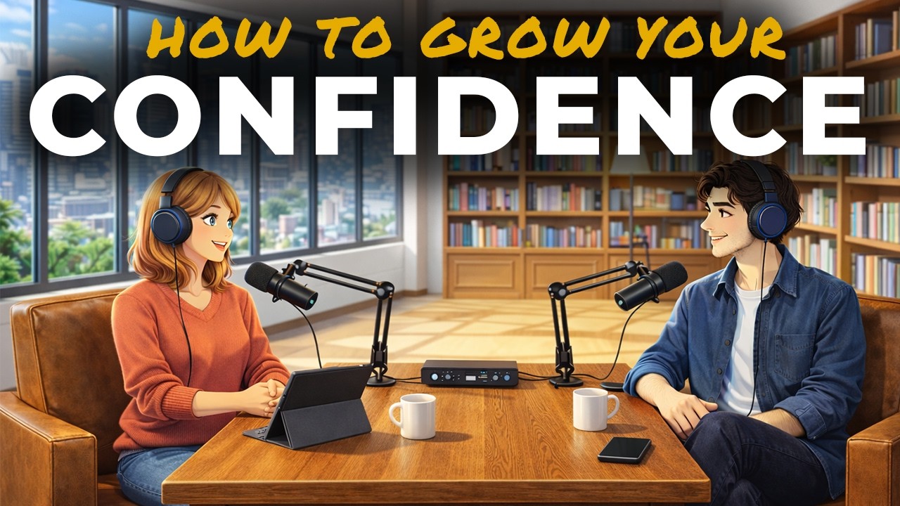 15 Tips to Grow Your Self Confidence — No Fake Motivation | English Podcast for Easy Conversation