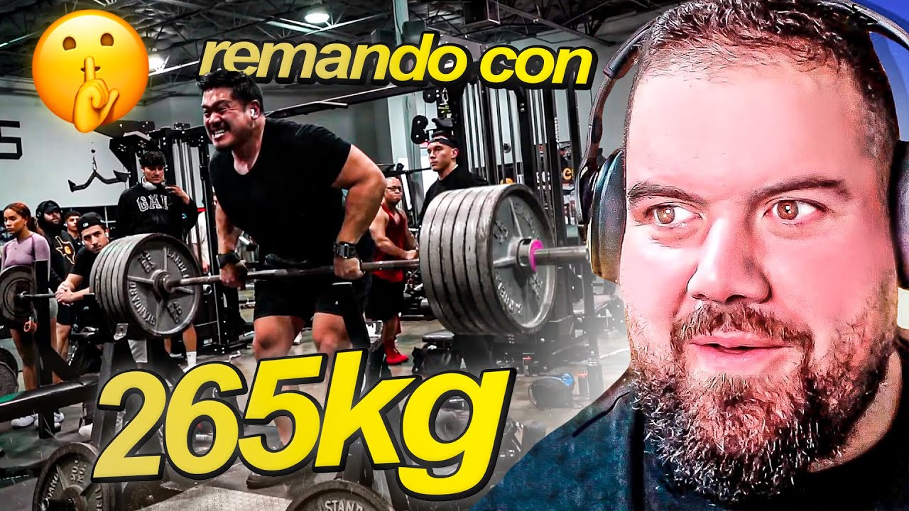 Cuando Un Levantador Pro Va a Gimnasio Comercial