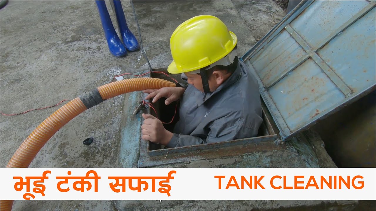 Cleaning 13K ltrs Underground Water Tank after 7+ Years | भुई टन्की सफाई | Damside | Pokhara