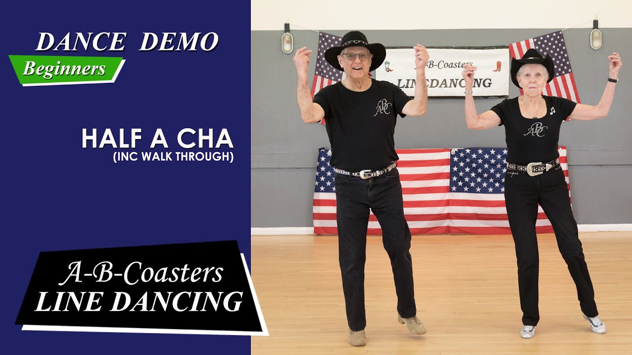 HALF A CHA - Line Dance Demo & Walk Through