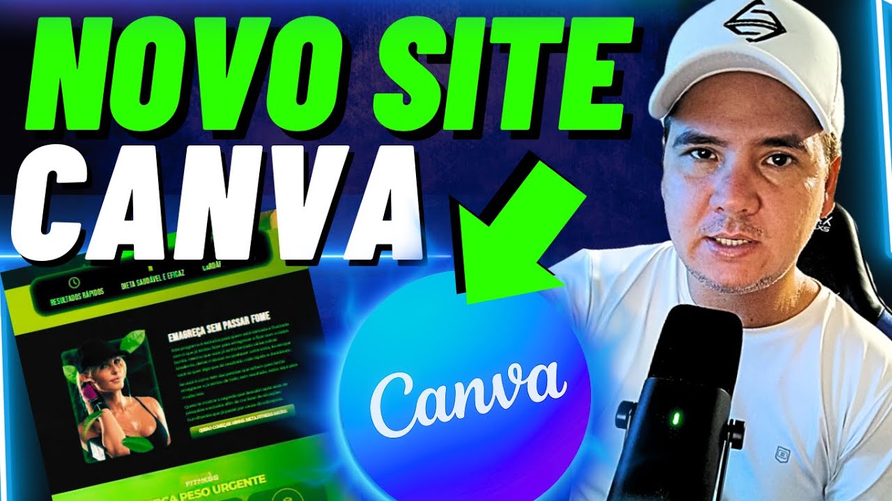 ✅CANVA ATUALIZOU! CRIAR SITE CANVA 2025