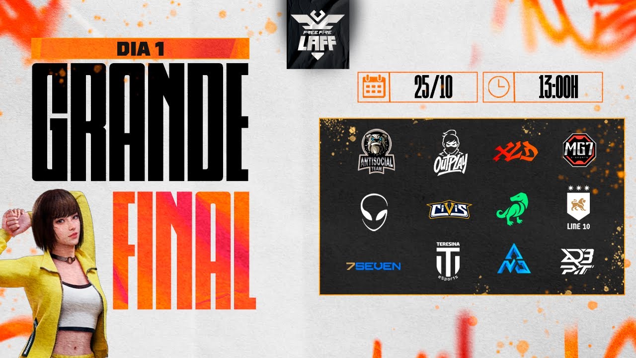 🚨 LAFF | S&Eacute;RIE B 🏆 GRANDE FINAL | DIA 1 | FREE FIRE AO VIVO🚨 #freefire