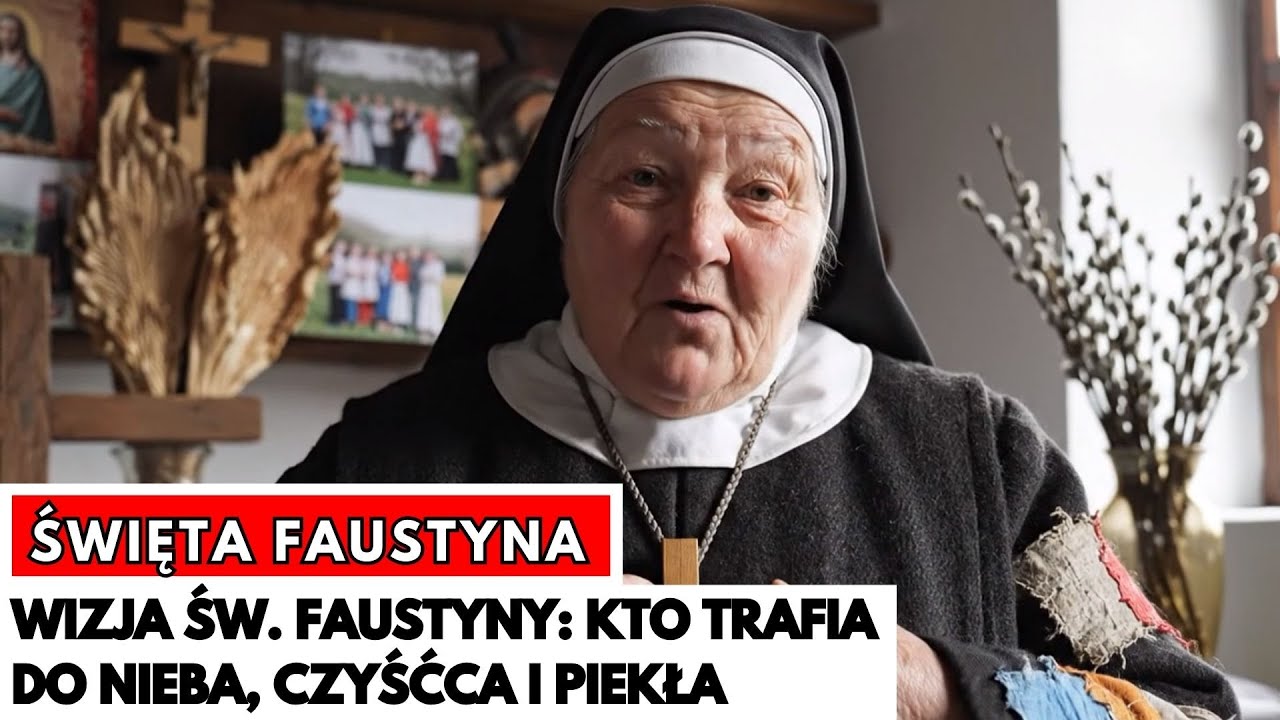 Jezus pokazuje Faustynie, kto trafi do nieba i kto nie