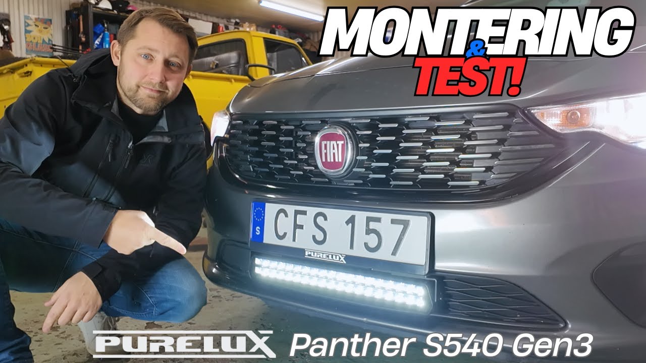 MONTERING & TEST AV EXTRALJUSRAMP! | Purelux Panther S540 Gen3 