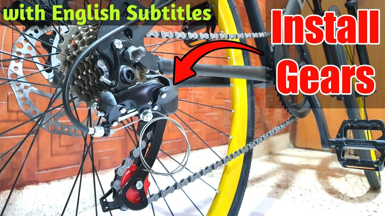 How to Install Gear In Normal Cycle | Install Gears In Any Cycle | 7 Speed Gear Installation