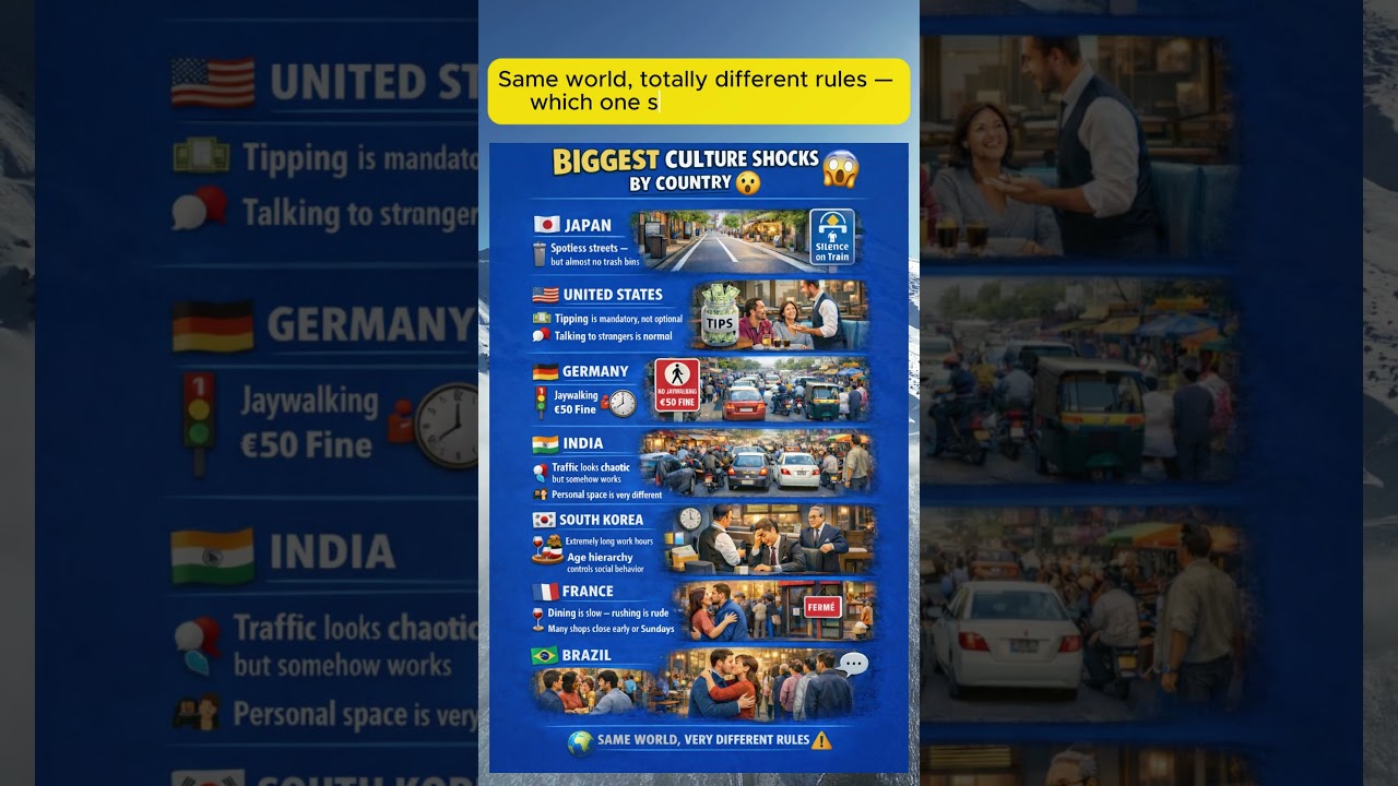 Biggest Culture Shocks by Country