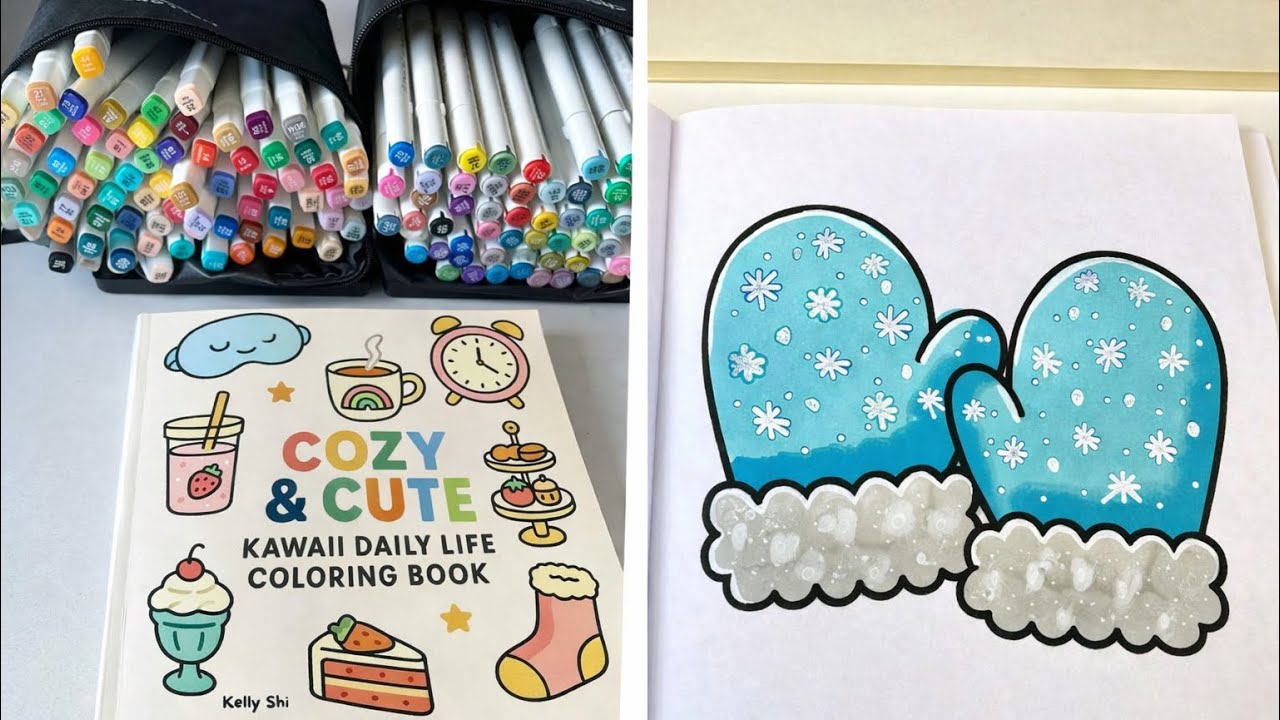 Relaxing Coloring ASMR | Slow, Calm & Satisfying Art #coloring #art #drawing #satisfying #relaxing 