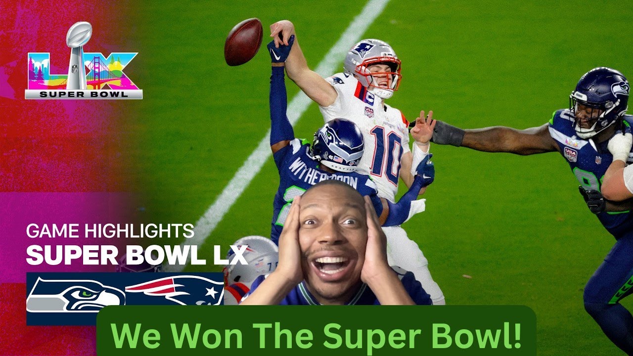 WE DID IT! Uncle DJH Reacts to Seahawks vs Patriots | Super Bowl LX Game Highlights