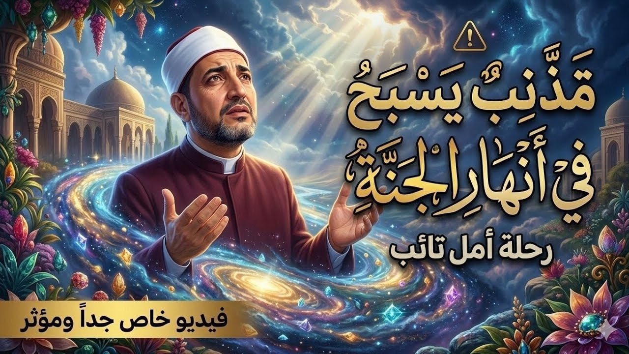 قصة مذنب يسبح الآن في أنهار الجنة! | قصة تهز القلوب وتفتح باب الأمل لكل عاصٍ💥 الشيخ محمد ابو سويلم 💥