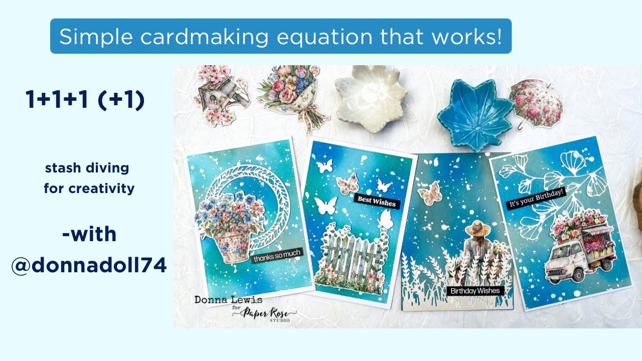 1+1+1(+1)= a great cardmaking formula