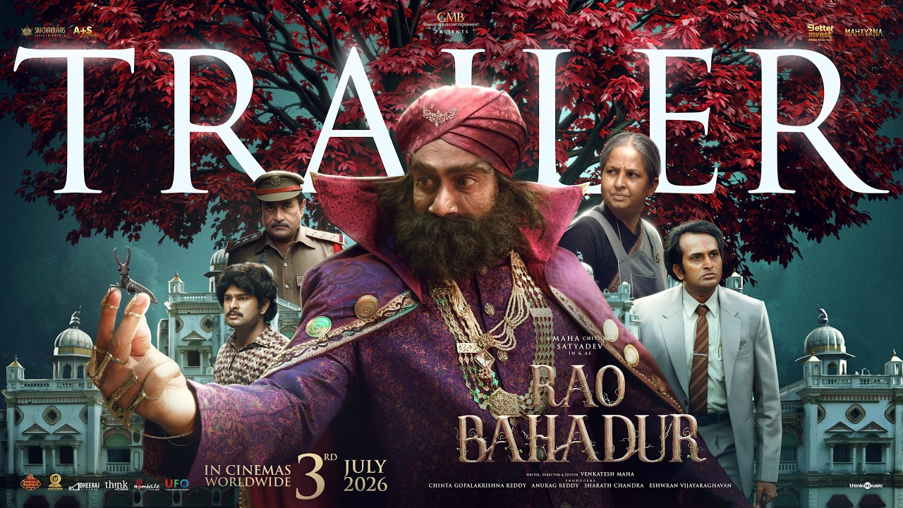 Rao Bahadur - Official Trailer | Satya Dev | A Venkatesh Maha Film | GMB | SriChakraas | A+S Movies