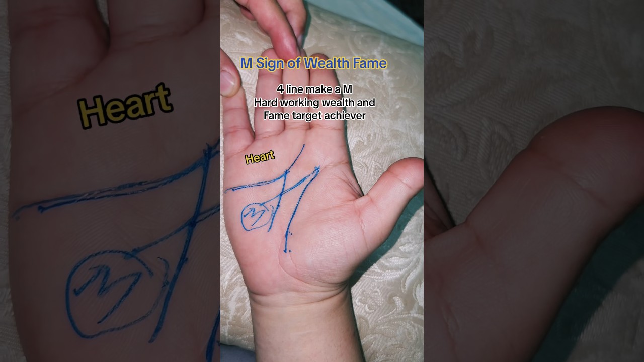 M sign wealth and fame #astrology #palmist #palmistry #palmreading #lucky #fortunetelling #fame