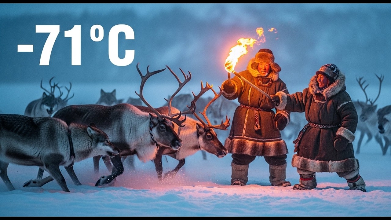 ¡Los lobos destrozaron a nuestros ciervos en una tormenta de -71 °C en Siberia! Supervivencia real