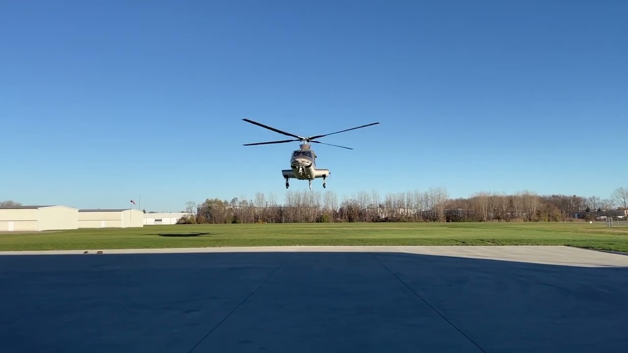 Bell 430 Helicopter Landing