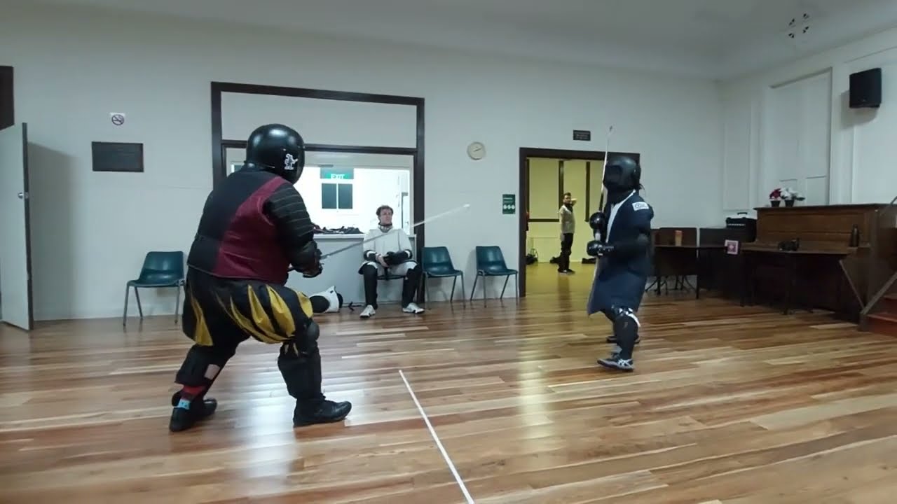 Jedok Geom vs German Longsword Bug vs Andre Friendly Sparring [sword sparring]
