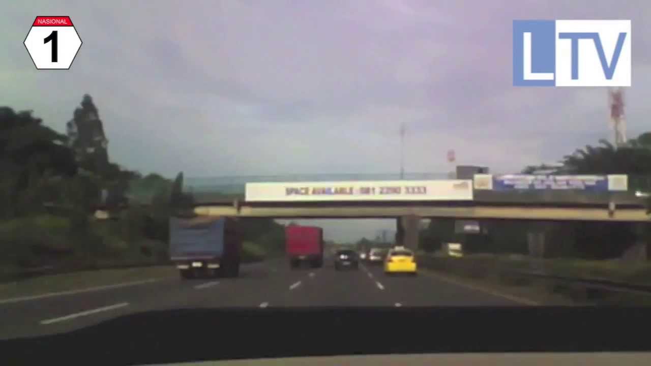 Indonesia Highway Driving/Merak-Jakarta Toll Road Joyride