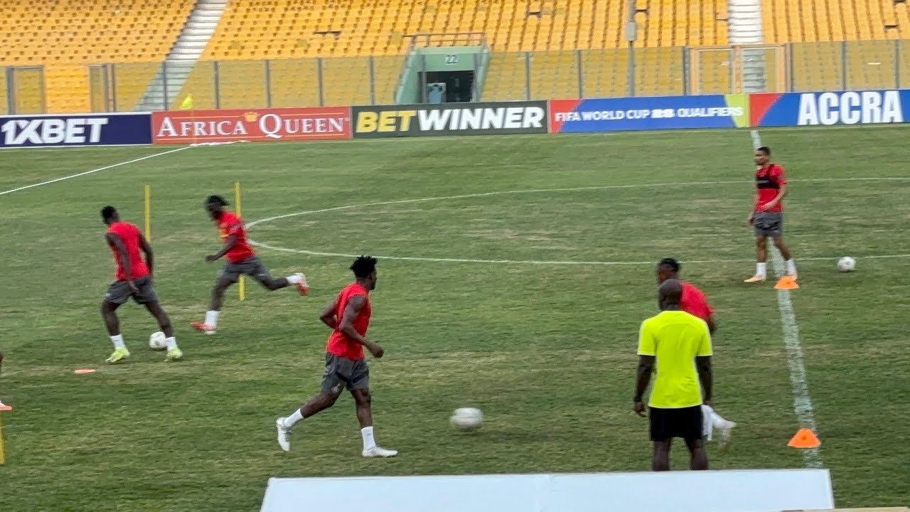 Kudus, Partey & Jordan powerful skills at their final training session ahead of WCQ match with Chad🔥