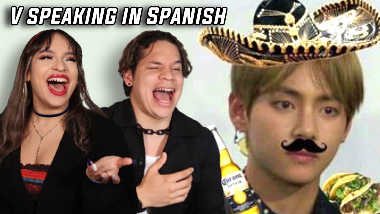 Latinos react BTS's V Speaking in Spanish| Jenny's Kitchen Funny moments pt2