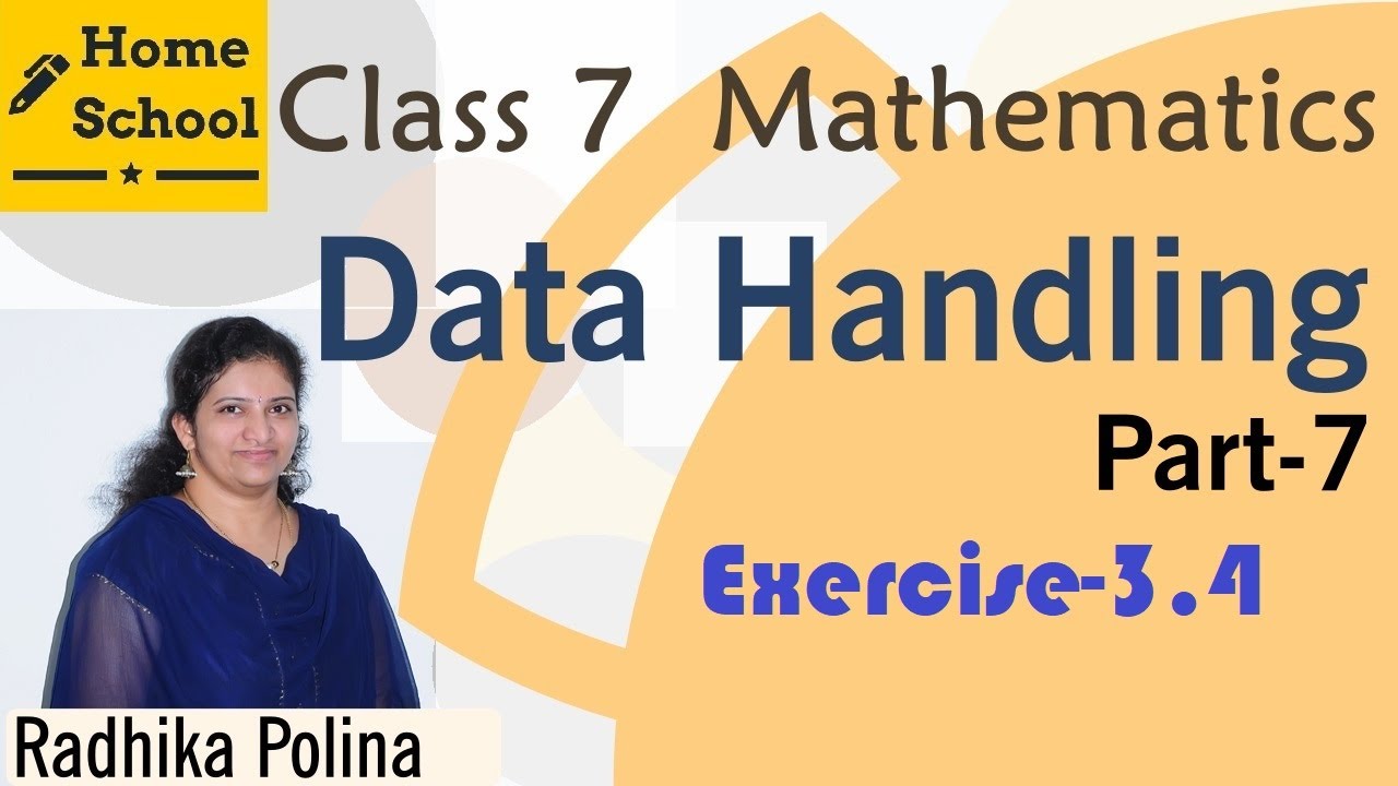 Data Handling| Part-7| Class 7|Exercise-3.4|Mathematics| NCERT / CBSE