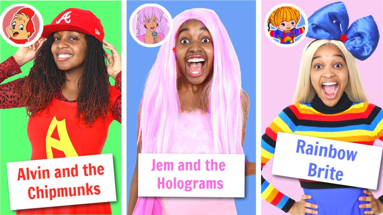Dressing Like 80s CARTOONS For A Day - Onyx Life