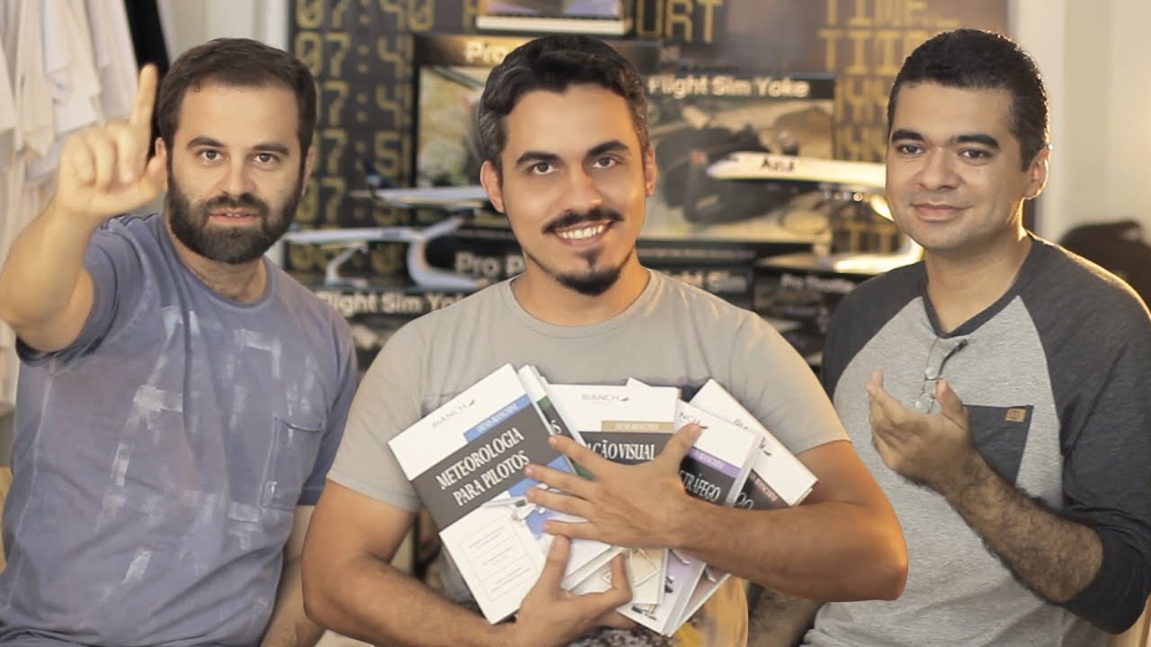 Material didático do curso de piloto: O que comprar? | Canal Piloto