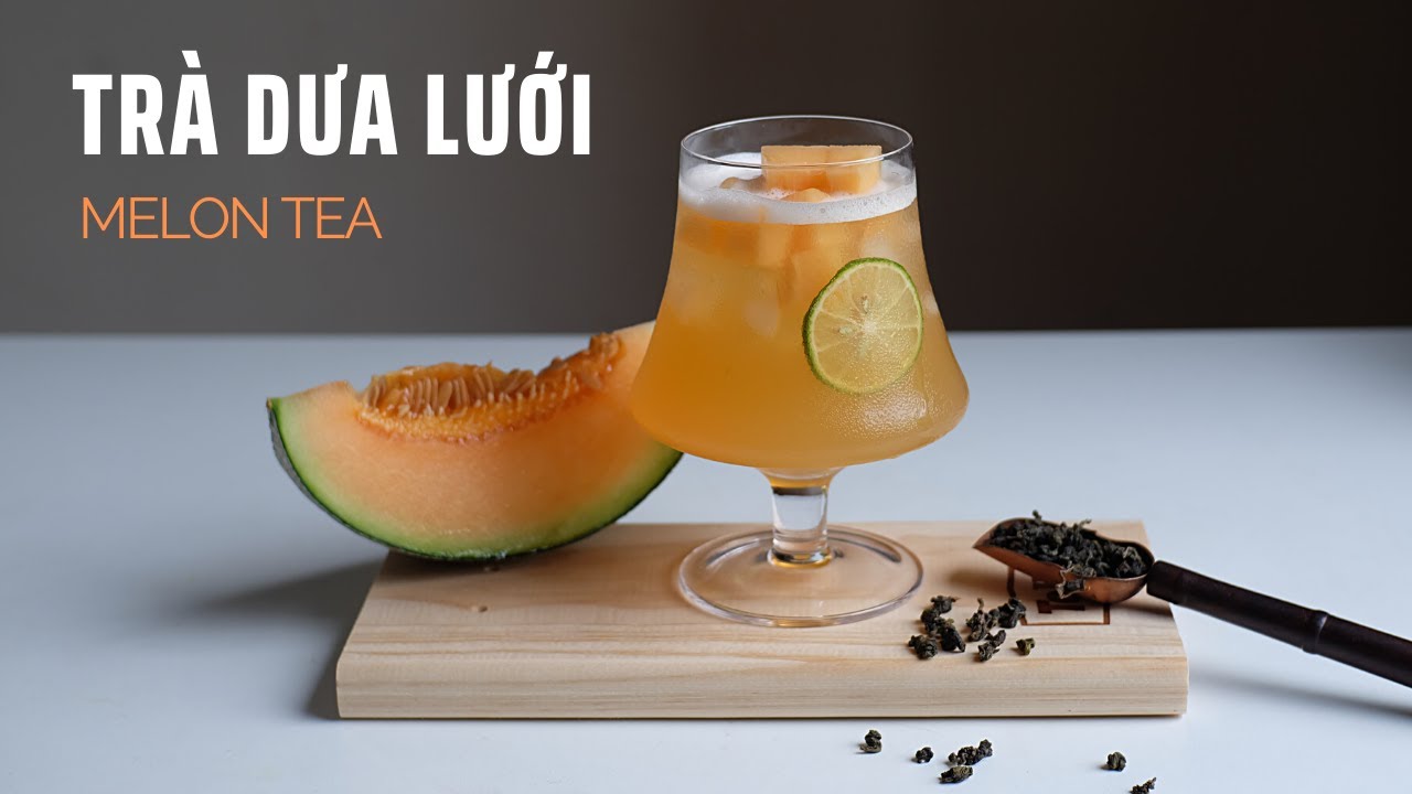 Cách làm TRÀ DƯA LƯỚI tại nhà | How to make Melon Tea at home | Lilo Kitchen