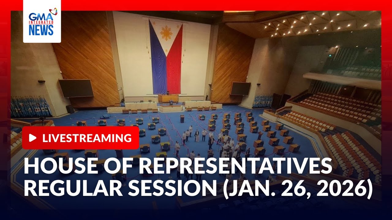 LIVE - House of Representatives regular session (Jan. 26, 2026) | GMA Integrated News