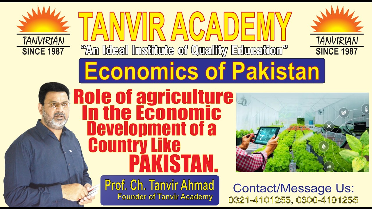 🌾 Role of Agriculture in the Economic Development of Pakistan