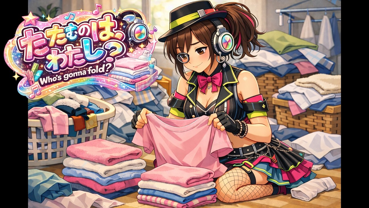 [Music] Hyper Pop x Electro Swing - たたむのは、わたし？ / Who's gonna fold?