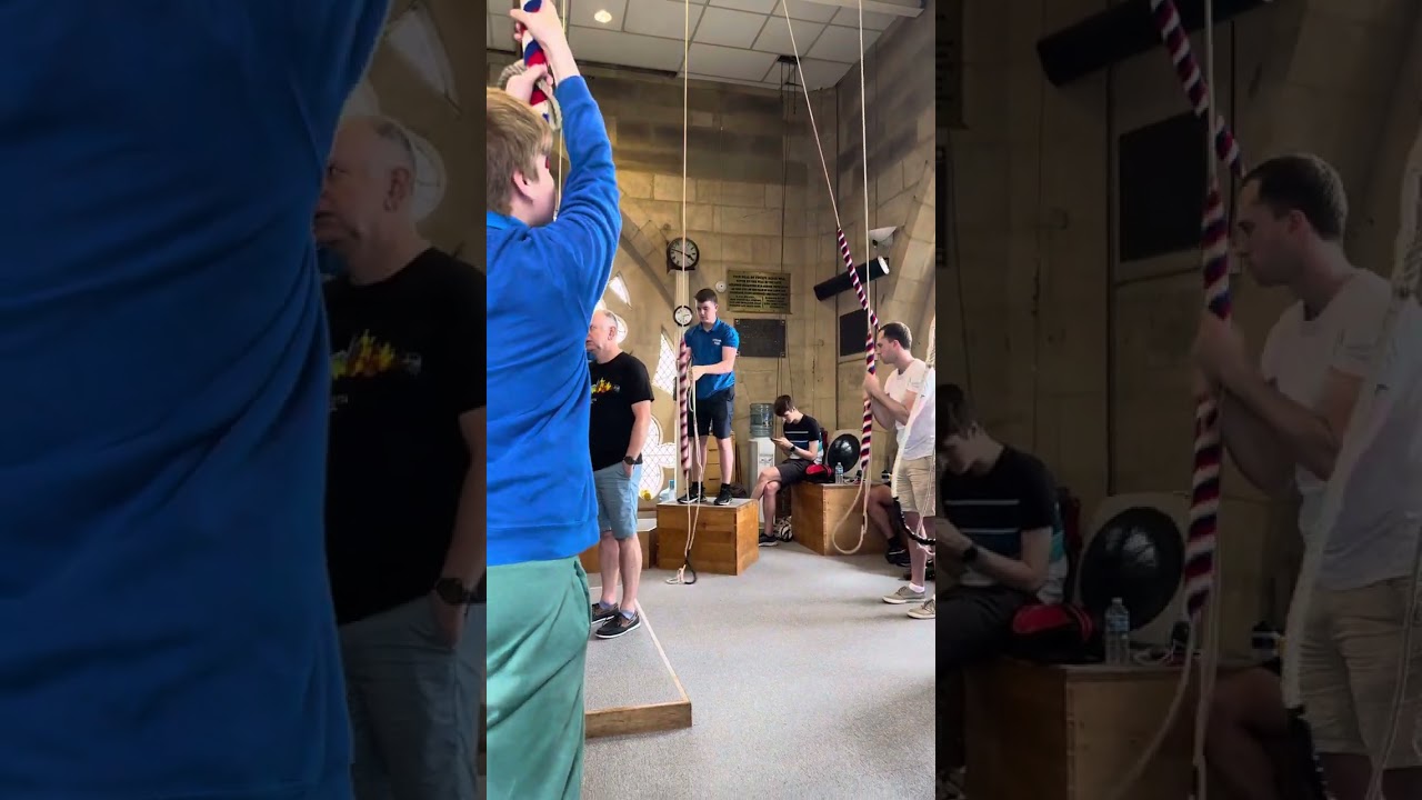 Ringing the tenor at York Minster, North Yorks