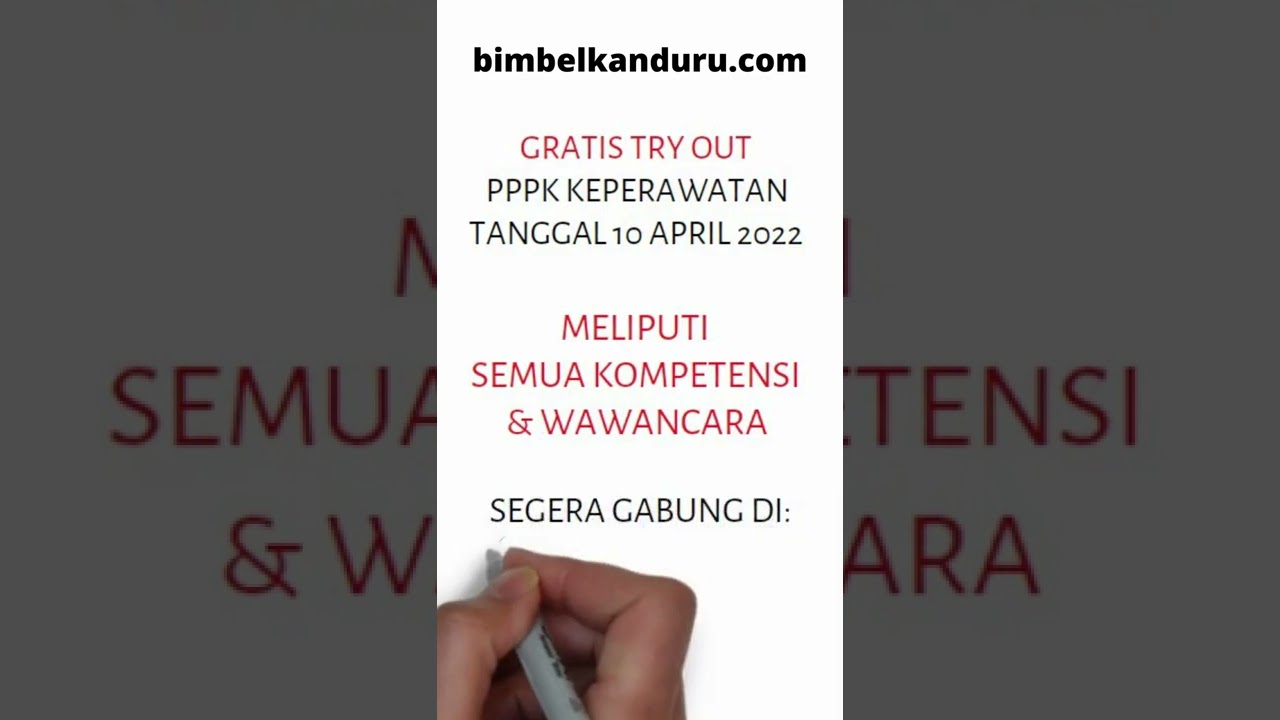 Try Out PPPK Keperawatan Gratis