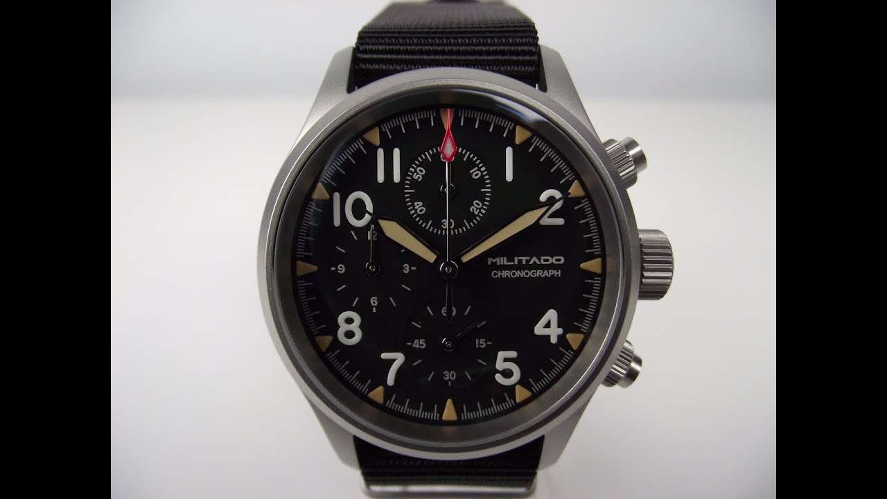 Обзор часов Militado ML1868 Chronograph 4K